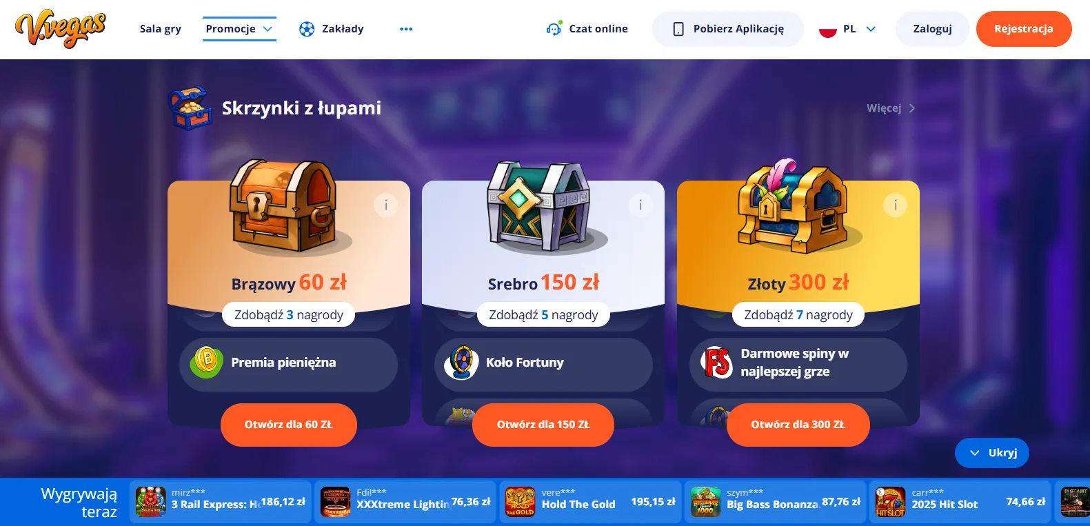 Wyjątkowe okazje kasynowe: Vulkan Vegas kod za 50 zł i darmowa gotówka