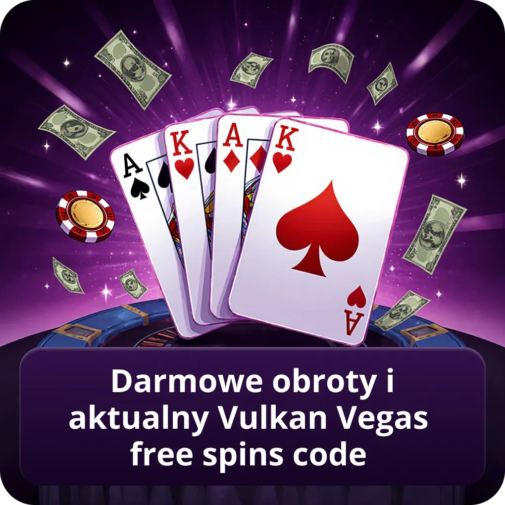 Darmowe obroty i aktualny Vulkan Vegas free spins code