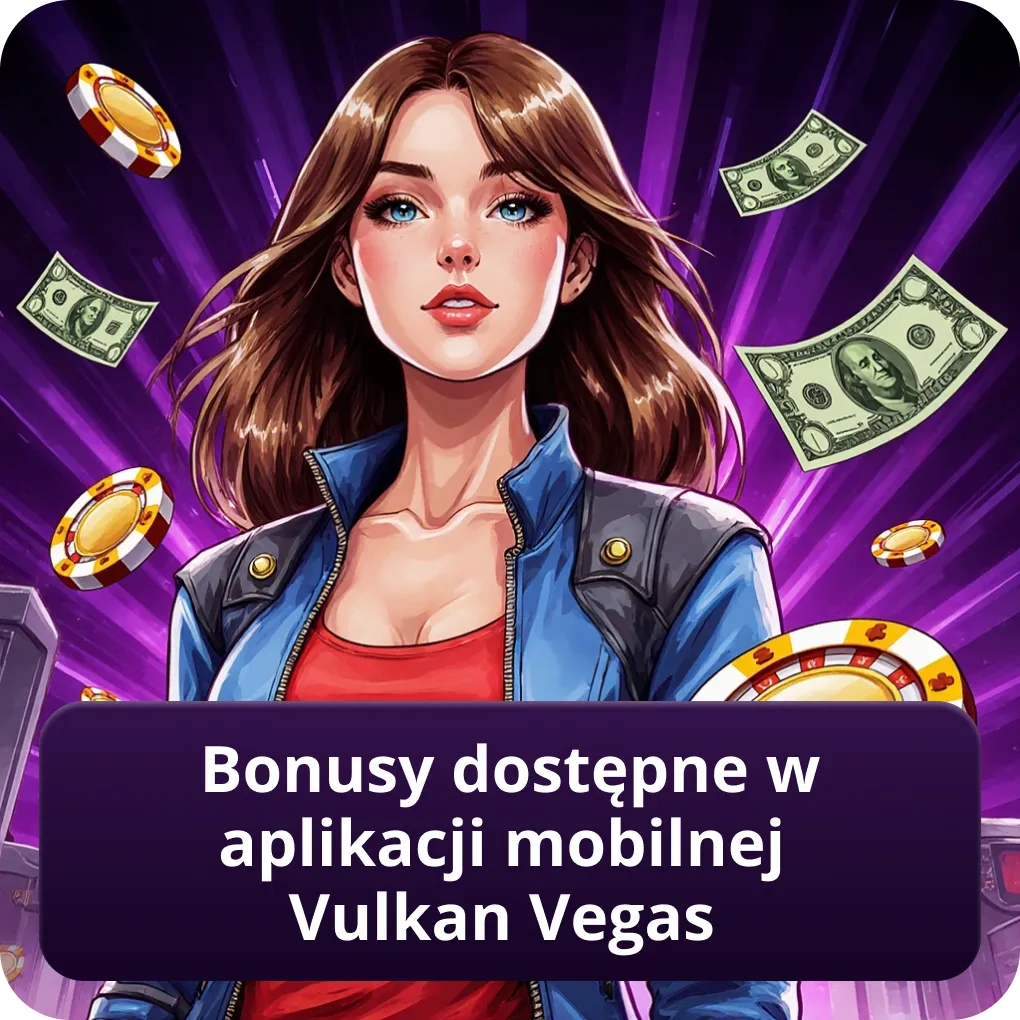 Bonusy dostępne w aplikacji mobilnej Vulkan Vegas